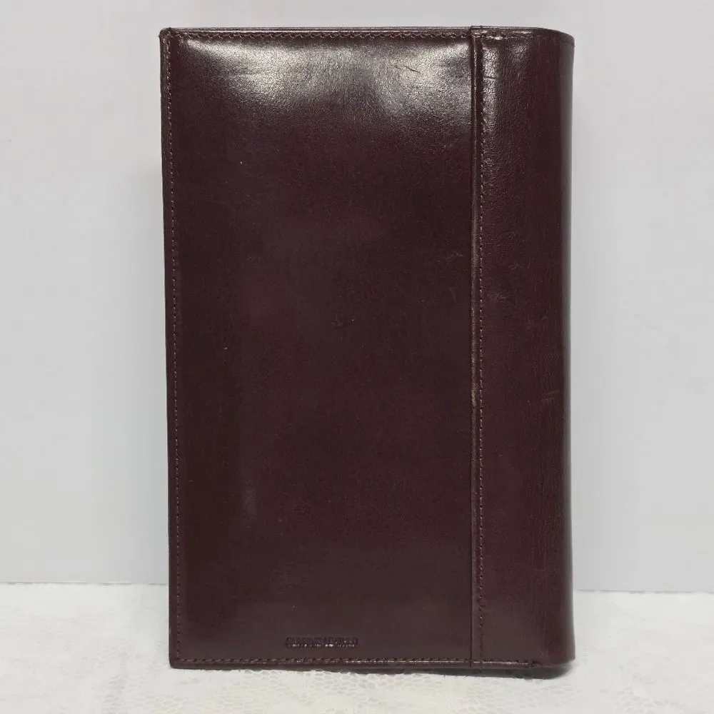 Vintage Samsonite Genuine Brown Leather Wallet Travel Organizer Business Casual